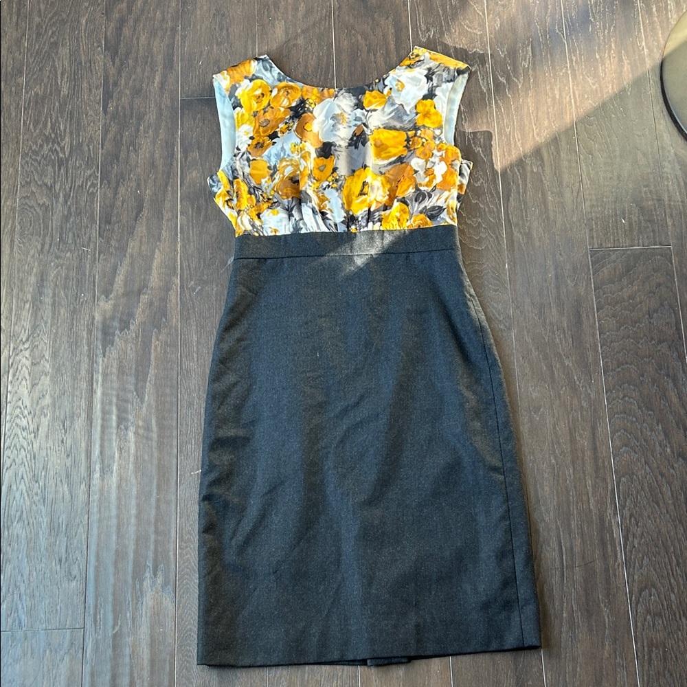 J Crew Golden Roses dress 2